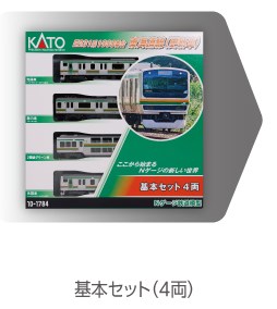 10-1784 E231系1000番台東海道線(更新車) 基本ｾｯﾄ(4両)