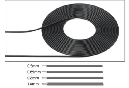 12678 ﾊﾟｲﾋﾟﾝｸﾞｹｰﾌﾞﾙ 外径φ1.0mm (ﾌﾞﾗｯｸ)
