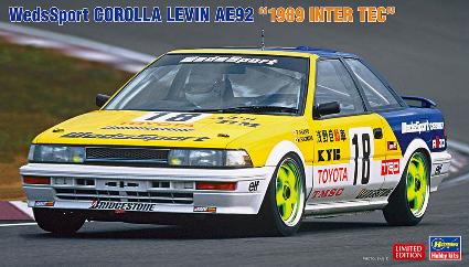 20531 1/24 ウェッズスポーツ カローラ レビン AE92'1989 インターTEC'