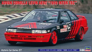 HC37 1/24 ｱﾄﾞﾊﾞﾝ ｶﾛｰﾗ ﾚﾋﾞﾝ AE92'1989 ｲﾝﾀｰTEC'