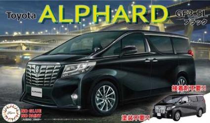 車NX-7 1/24 ﾄﾖﾀ ｱﾙﾌｧｰﾄﾞ GF3.5L(ﾌﾞﾗｯｸ)