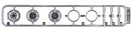 W-7 1/32 10t用ｽﾁｰﾙﾎｲｰﾙ 22.5ｲﾝﾁ