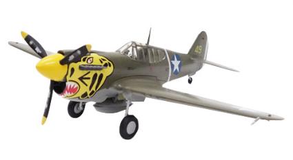 1/72 塗装済完成品 10 ｶｰﾁｽP-40E ｳｫｰﾎｰｸ