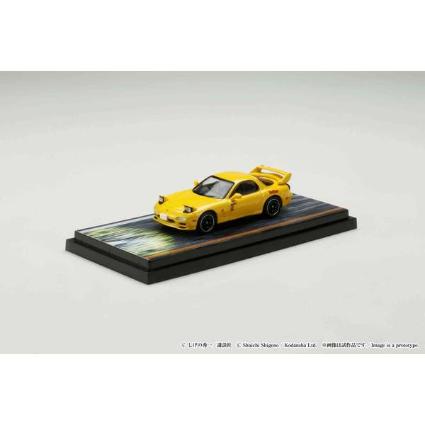 HJ645007DB HJ64 1/64 Mazda RX-7(FD3S)RED SUNS / 頭文字D VS 中里 毅 高橋 啓介ﾄﾞﾗｲﾊﾞｰﾌｨｷﾞｭｱ付き