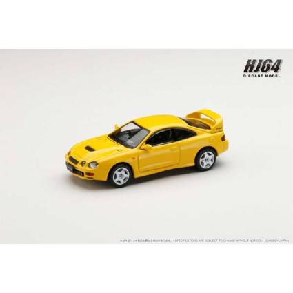 HJ642064AY HJ64 1/64 Toyota ｾﾘｶ GT-FOUR (ST205) JDM STYLE ｽｰﾊﾟｰﾌﾞﾗｲﾄｲｴﾛｰ
