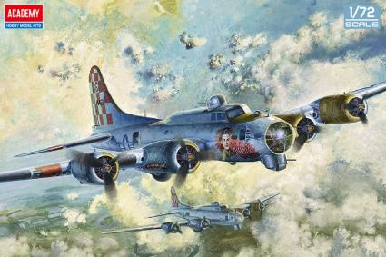 12414 ｱｶﾃﾞﾐｰ 1/72 B-17G 'ﾉｰｽﾞｱｰﾄ'
