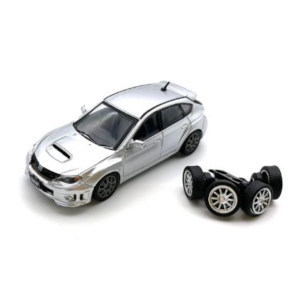 64B0172 BMC 1/64 スバル インプレッサ WRX 2009 シルバー(RHD)