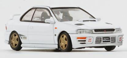 64B0232 BM CREATIONS 1/64 スバル インプレッサ WRX Type R 3. 4-6 ホワイト LHD