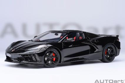 71280 1/18 ｼﾎﾞﾚｰ ｺﾙﾍﾞｯﾄ (C8) ｽﾃｨﾝｸﾞﾚｲ Z51 (ﾌﾞﾗｯｸ)