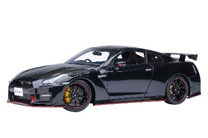 77504 1/18 日産 GT-R (R35) ﾆｽﾓ ｽﾍﾟｼｬﾙｴﾃﾞｨｼｮﾝ (ﾒﾃｵﾌﾚｰｸﾌﾞﾗｯｸﾊﾟｰﾙ)