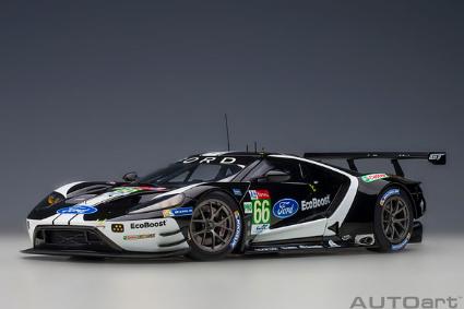 81910 1/18  ﾌｫｰﾄﾞ GT 2019 #66 (ﾙ･ﾏﾝ24時間ﾚｰｽ LMGTE Proｸﾗｽ)(ﾌﾞﾗｯｸ/ﾎﾜｲﾄ)