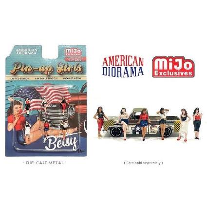 AD-76494MJ ﾀｰﾏｯｸﾜｰｸｽ 1/64 Figure Set - Pin-up Girls