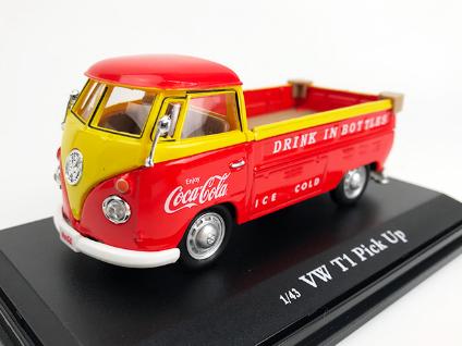 442338 COCA COLA 1/43 VW ﾋﾟｯｸｱｯﾌﾟ 62  ｵﾚﾝｼﾞ/ｲｴﾛｰ