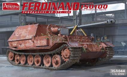 AMH35A044 ｱﾐｭｰｼﾞﾝｸﾞﾎﾋﾞｰ 1/35 ﾄﾞｲﾂ 重駆逐戦車 ﾌｪﾙﾃﾞｨﾅﾝﾄ 150100号 最終生産車両