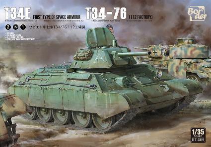 BT009 ﾎﾞｰﾀﾞｰﾓﾃﾞﾙ 1/35 ｿﾋﾞｴﾄ中戦車 T34E/T34-76 2in1
