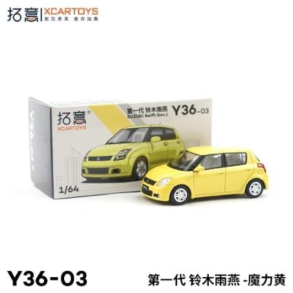 Y36-03 拓意XCARTOYS 1/64 初代ｽｽﾞｷ ｽｲﾌﾄ ﾏｼﾞｯｸｲｴﾛｰ