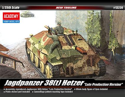 13230 ｱｶﾃﾞﾐｰ 1/35 ﾍｯﾂｧｰ軽駆逐戦車 後期生産型