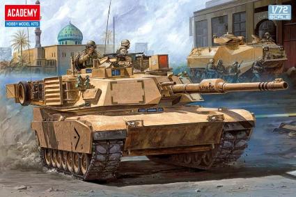 13430 ｱｶﾃﾞﾐｰ 1/72 M1A1 ｴｲﾌﾞﾗﾑｽ 'ｱﾒﾘｶ海兵隊'