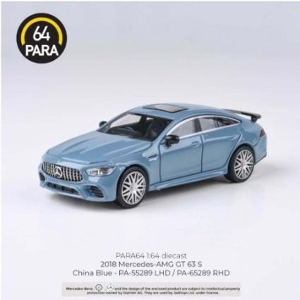 PA-65289 PARAGON 1/64 ﾒﾙｾﾃﾞｽAMG GT 63 S ﾁｬｲﾅﾌﾞﾙｰ RHD