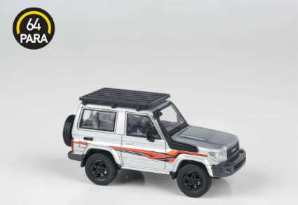 PA-65566 PARAGON 1/64 ﾄﾖﾀ ﾗﾝﾄﾞｸﾙｰｻﾞｰ 71 2014 ｼﾙﾊﾞｰ (RHD) ﾙｰﾌﾗｯｸ付