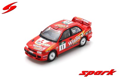 S6516 1/43 Mitsubishi Lancer EVOLUTION Ⅲ No.11 6th Rally API Australia 1997 E. Ordynski - M. Stacey