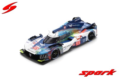 S8729 1/43 Peugeot 9X8 No.93 PEUGEOT TOTALENERGIES 8th 24H Le Mans 2023P. di Resta - M. Jensen - J-E