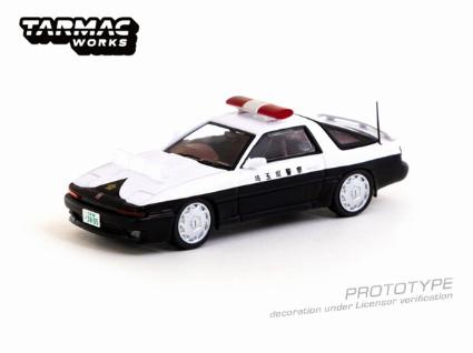 T64R-064-POL ﾀｰﾏｯｸﾜｰｸｽ 1/64 Toyota Supra Japan Police Car