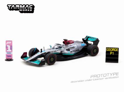T64G-F044-GR1 ﾀｰﾏｯｸﾜｰｸｽ 1/64 Mercedes-AMG F1 W13 E Performance Sao Paulo Grand Prix 2022 Winner